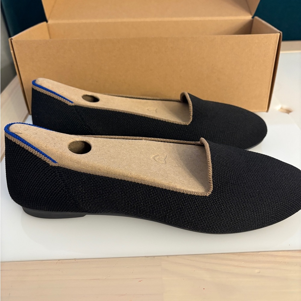 Black Rothy Flats